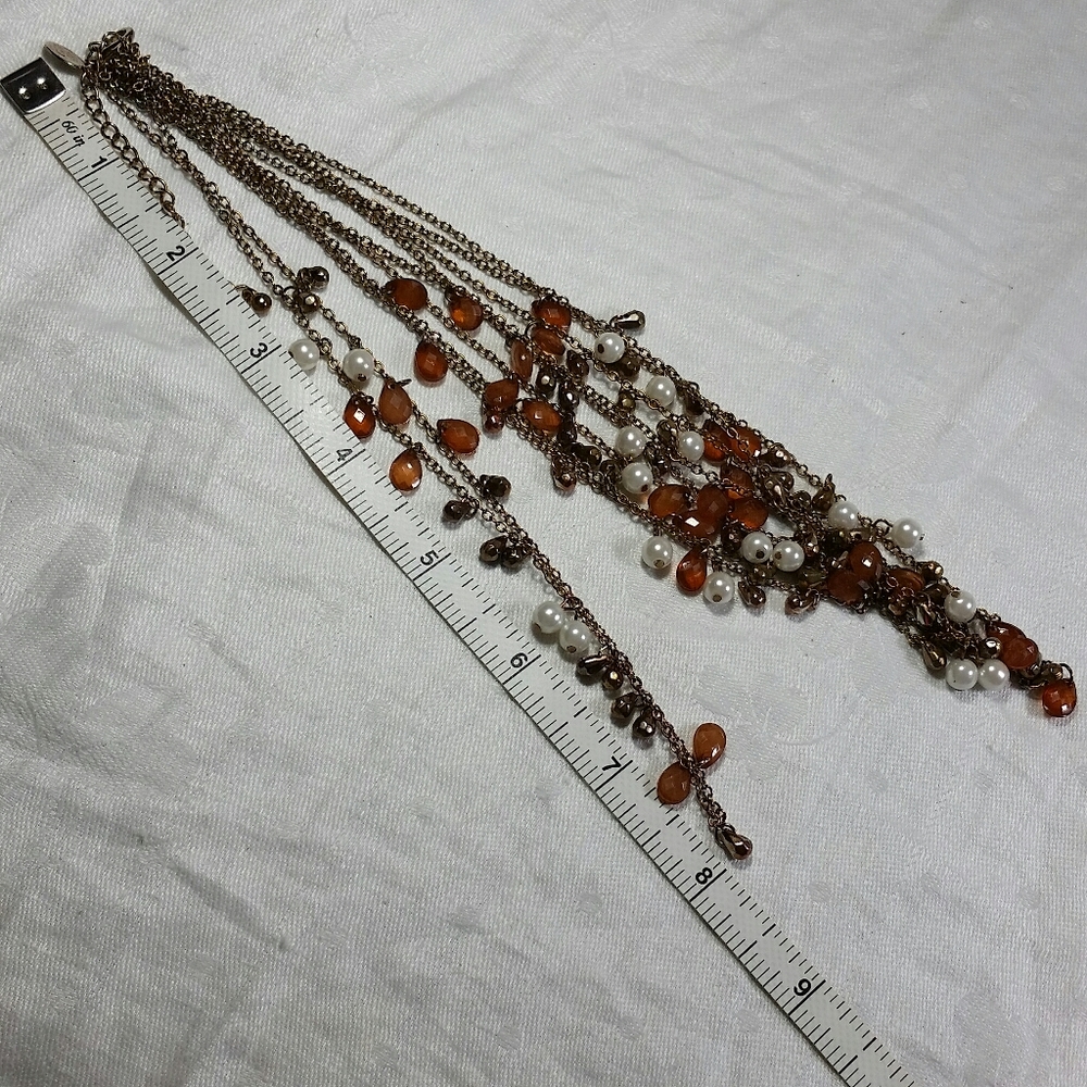 Premier Designs Multi Layer NECKLACE Charm Beads - Picture 9 of 12